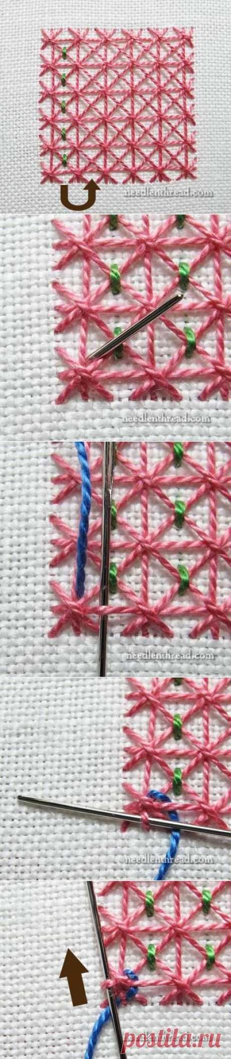 ч.3 Stitch Fun! Lattice Filling – Griffin Stitch – Needle’nThread.com