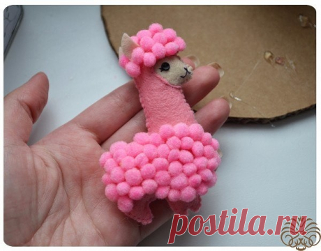 Милые альпаки из фетра — Сделай сам, идеи для творчества - DIY Ideas