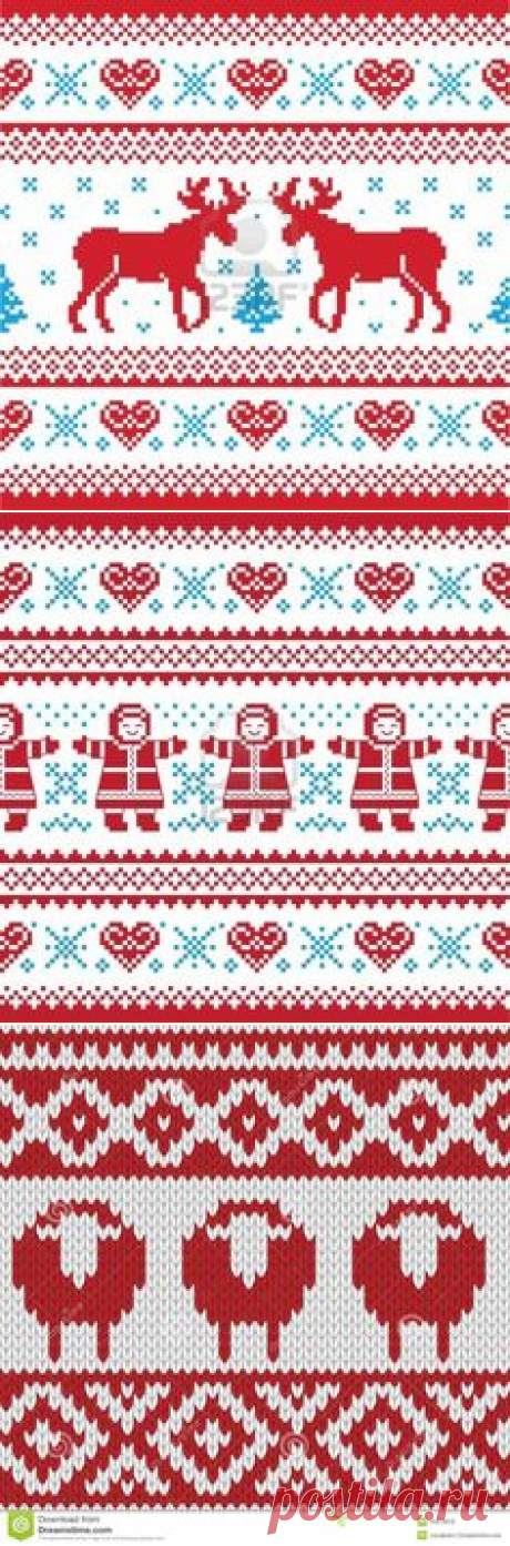 (128) Christmas And Winter Knitted Pattern, Card - Scandynavian Sweater.. Royalty Free Cliparts, Vectors, And Stock Illustration. Image 16214685.