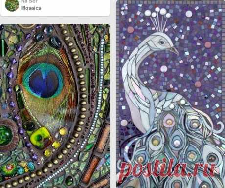 (1) Mosaic peacock | peacock 1 / Мозаика Павлин