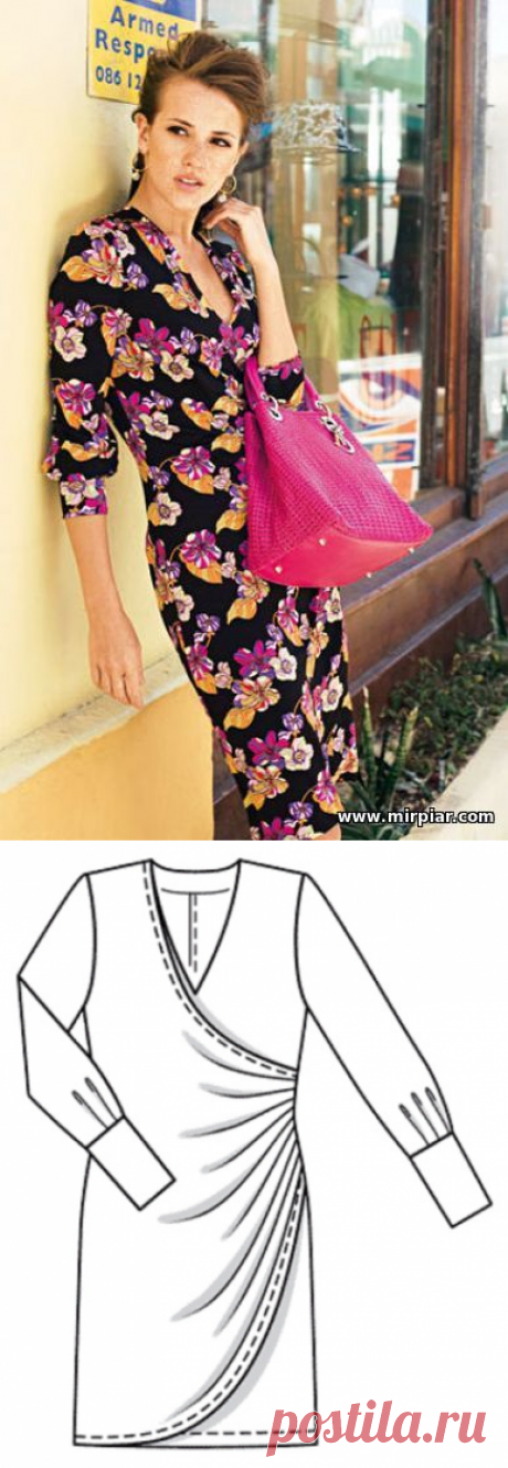 free pattern, платье, выкройка платья, pattern sewing, асимметричная драпировка,выкройки песплатно, выкройки скачать, выкройки платьев, шитье, готовые выкройки, MirPiar.com