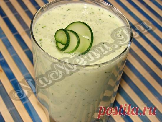 Смузи для похудения с огурцом и капустой