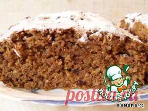 Кекс с финиками и орешками - кулинарный рецепт