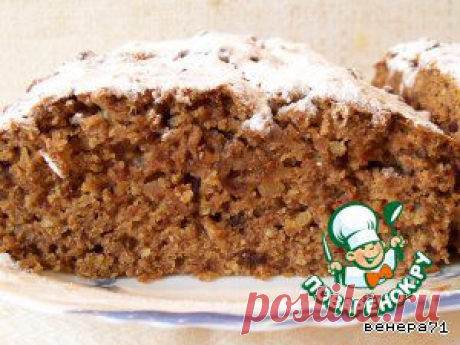 Кекс с финиками и орешками - кулинарный рецепт