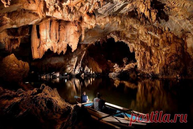 Подземная река Пуэрто-Принсеса (Филиппины).