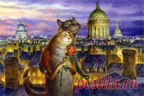 Котоживопись Владимира Румянцева
