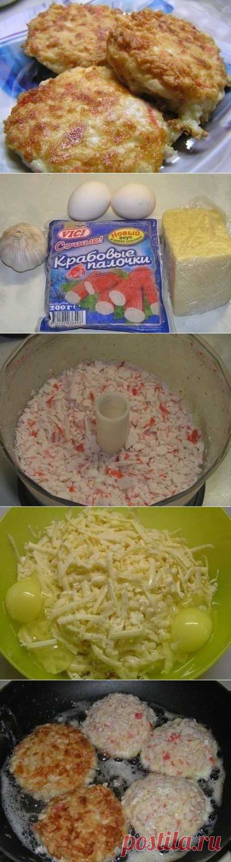 Котлеты из крабовых палочек