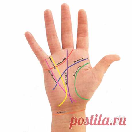 Как гадать по руке.