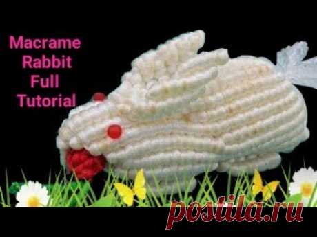 Macrame Rabbit Full Tutorial/ In Hindi / macrame Animal/ Toy