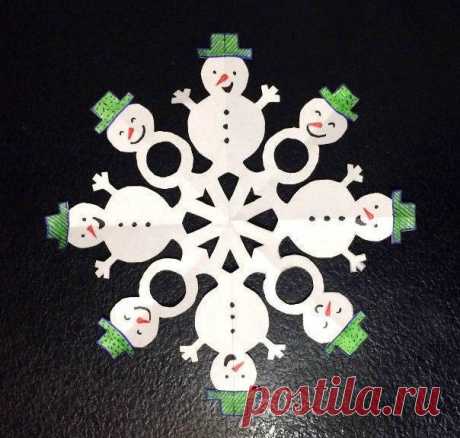 Необычные снежинки