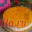Персиковый торт Кулинарный рецепт
