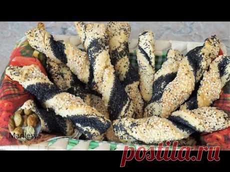 Классная закуска! Палочки с маком и кунжутом на одной не остановиться!