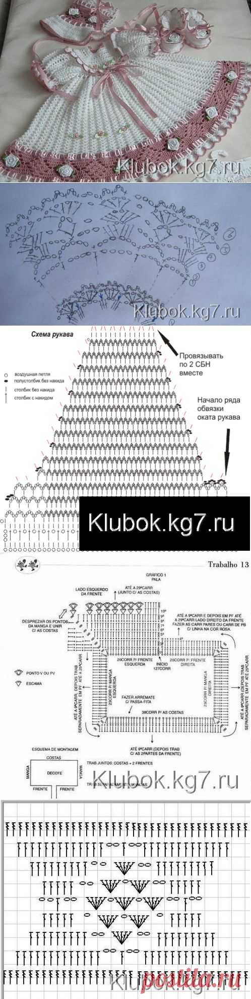 Очень красивое праздничное платье для девочки