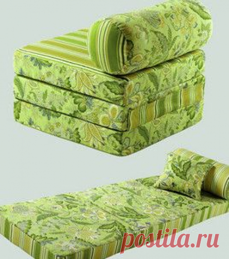 Идеи складной мебели из подушек и матрасов. — HandMade