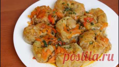 ГОЛУБЦЫ "УЛИТКА" С МЯСОМ ИЗ КАПУСТЫ