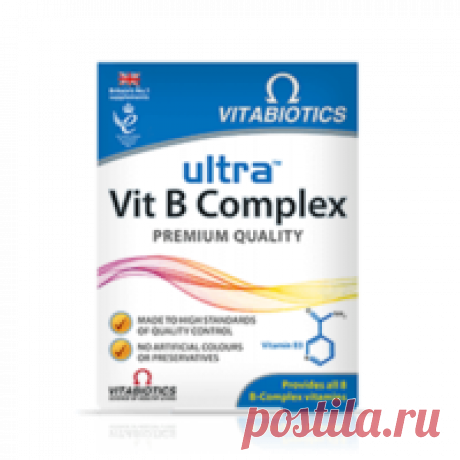 VITABIOTICS - ULTRA VITAMIN B COMPLEX 60 tablets UK