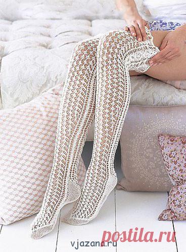 схемы и описание для новичков, гольфы для девочек, вязание спицами | Вязана.ru