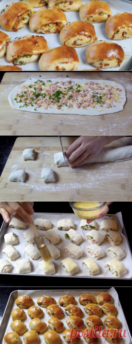 Мои фирменные рулетики с начинкой - вкусно и быстро | ChocoYamma | Яндекс Дзен
 С недавних пор я полюбил готовить рулетики в духовке. Да и за что их не любить? Легко готовить и почти невозможно испортить.

Как-нибудь я напишу про вкусные рецепты рулетиков с малиной и нутеллой, с сыром и зеленью, 
Начну я серию рецептов со своих фирменных рулетиков с ветчиной, сыром и майонезом