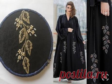 beautiful hand embroidery  make with beads