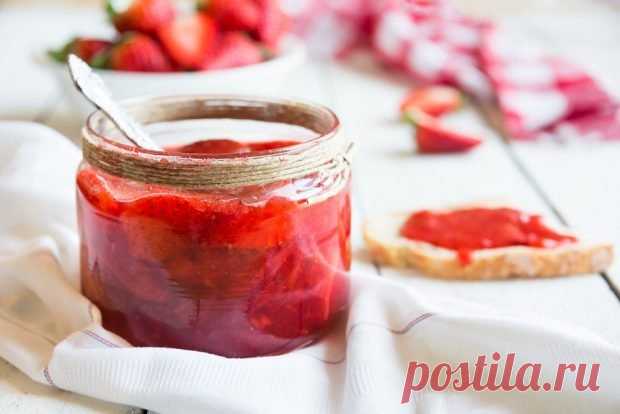 Клубничное варенье с половинками ягод — Домашние заботы