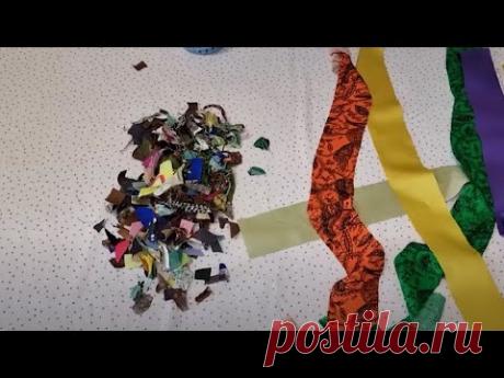 Удивительная идея осенней идеи из лоскутков ткани / Красивый швейный проект