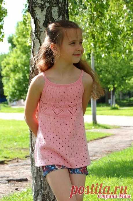 Топ "Ландыши" - Вязание - Страна Мам