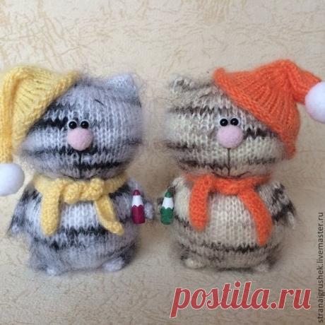 Разноцветные котики, которые сможет связать даже начинающая мастерица (Вязаные игрушки) — Журнал Вдохновение Рукодельницы