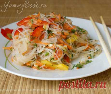 Салат из фунчозы по-корейски - пошаговый рецепт с фото Салат из фунчозы по-корейски: простой и вкусный пошаговый рецепт с подробным описанием, пошаговыми фотографиями, советами и отзывами о рецепте