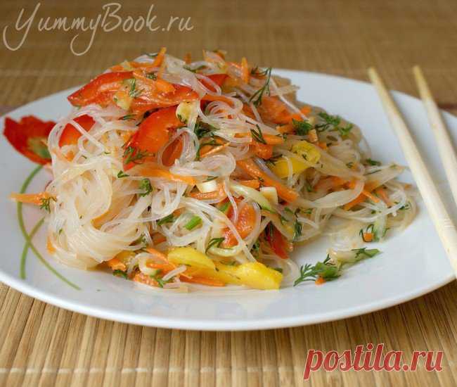 Салат из фунчозы по-корейски - пошаговый рецепт с фото Салат из фунчозы по-корейски: простой и вкусный пошаговый рецепт с подробным описанием, пошаговыми фотографиями, советами и отзывами о рецепте