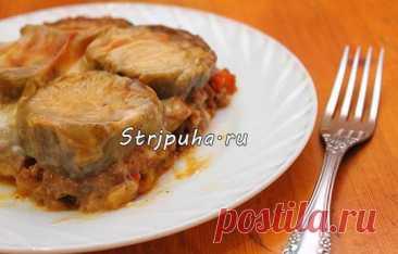 Мусака по-гречески с баклажанами — Домашняя кулинария