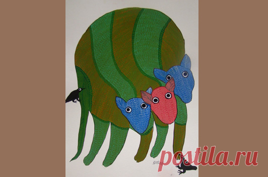 Gond Art Bhil Art Tribal Paintings