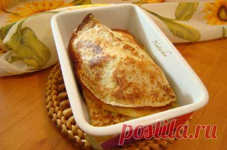 Толстые блины на кефире с адыгейским сыром - Простые рецепты Овкусе.ру