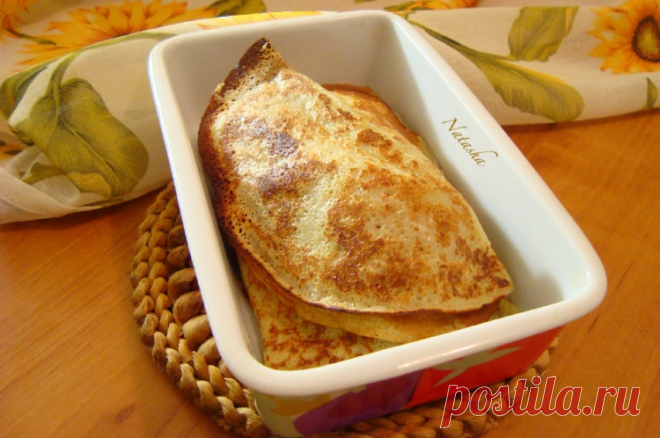 Толстые блины на кефире с адыгейским сыром - Простые рецепты Овкусе.ру