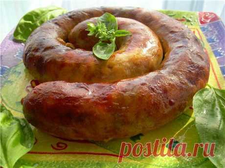 Домашняя колбаса с картошкой | Лучшие кулинарные рецепты
