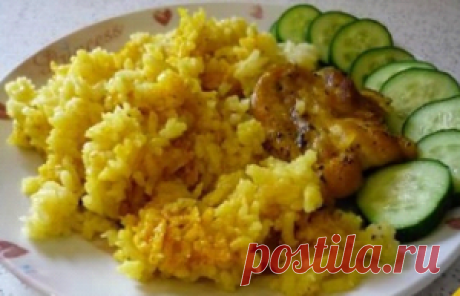 Рис с курицей в духовке, рецепт с фото