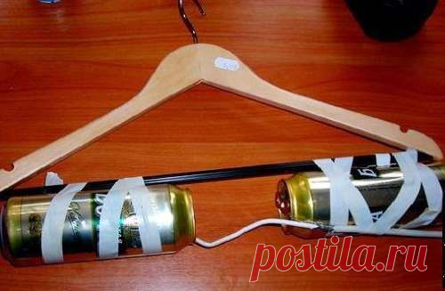 Самодельная телевизионная антенна из пивных банок