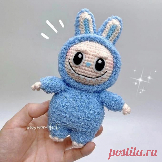 Лабубу крючком. Амигуруми схемы и описания. Автор: Xuxu Crochet | IRINELY.ART