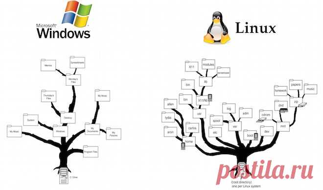 Файловая система Linux | Компьютер для начинающих. Обучение работе на компьютере