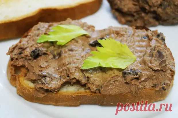 Печеночный паштет со сморчками - 