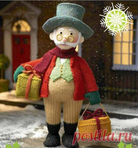 РОЖДЕСТВЕНСКИЙ ДЕДУШКА от Алана Дарта 
#Новый_год@toysknitted 
#Описания_игрушек@toysknitted 
#Алан_Дарт@toysknitted 
#Куклы_пупсы@toysknitted 

#Описаниеигрушек #схемывязания #игрушкиспицами #Своимируками #амигуруми #рождество