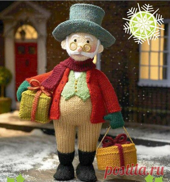РОЖДЕСТВЕНСКИЙ ДЕДУШКА от Алана Дарта 
#Новый_год@toysknitted 
#Описания_игрушек@toysknitted 
#Алан_Дарт@toysknitted 
#Куклы_пупсы@toysknitted 

#Описаниеигрушек #схемывязания #игрушкиспицами #Своимируками #амигуруми #рождество