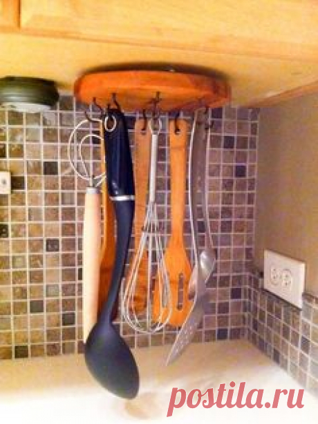 diy rotating cooking utensil storage rack, diy, kitchen design, organizing, storage ideas, woodworking projects