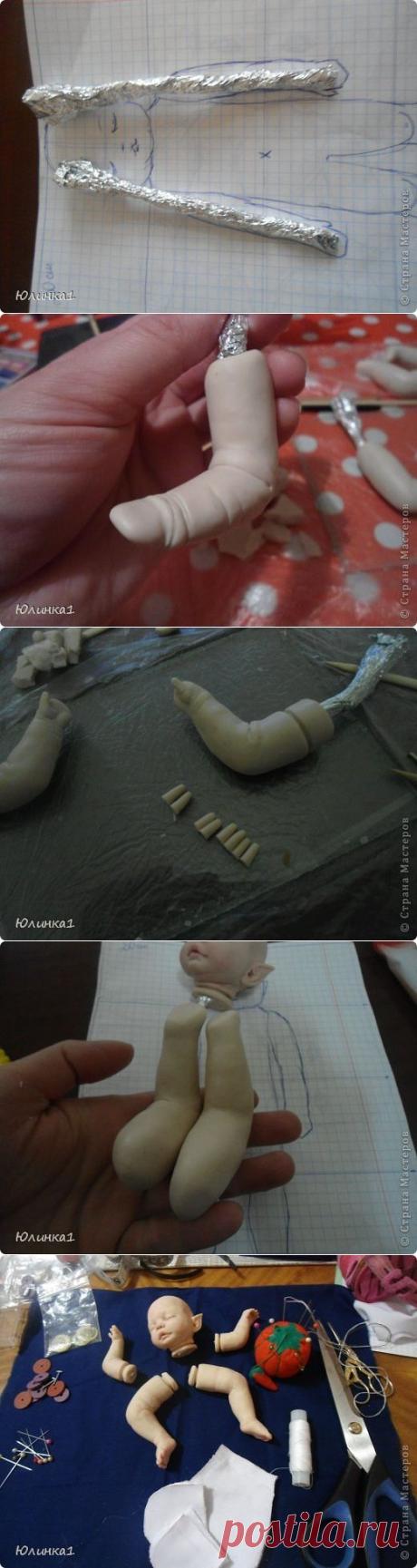МК по лепке куклы от Юлинка1 (4, 5 и 6 часть)