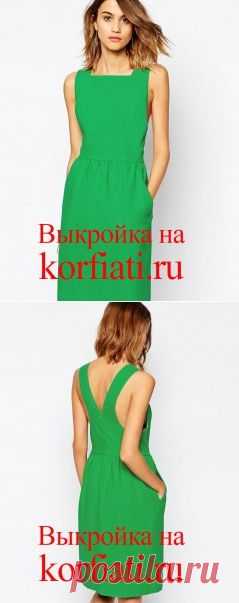 Выкройка платья-сарафана от Анастасии Корфиати