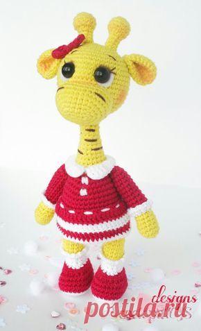 PATTERN Girl Giraffe crochet amigurumi от VenelopaTOYS на Etsy