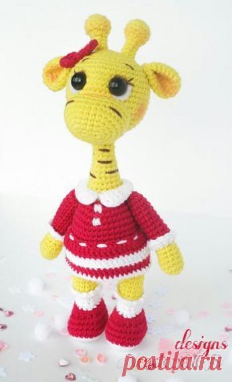 PATTERN Girl Giraffe crochet amigurumi от VenelopaTOYS на Etsy