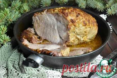 Запеченное мясо с горчицей – кулинарный рецепт