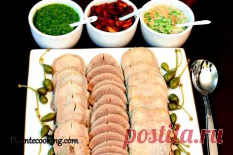 Отварной говяжий язык и 3 соуса | Picantecooking