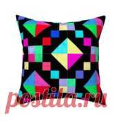 Colorful fabrics digitally printed by Spoonflower - Jewel Box Quilt Block Add a pop of pattern with unique fabric, wallpaper & gift wrap. Shop over 850,000 designs