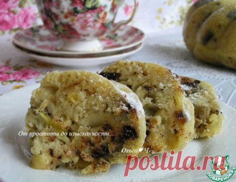 Кекс с овсяными отрубями, манго, шоколадом – кулинарный рецепт